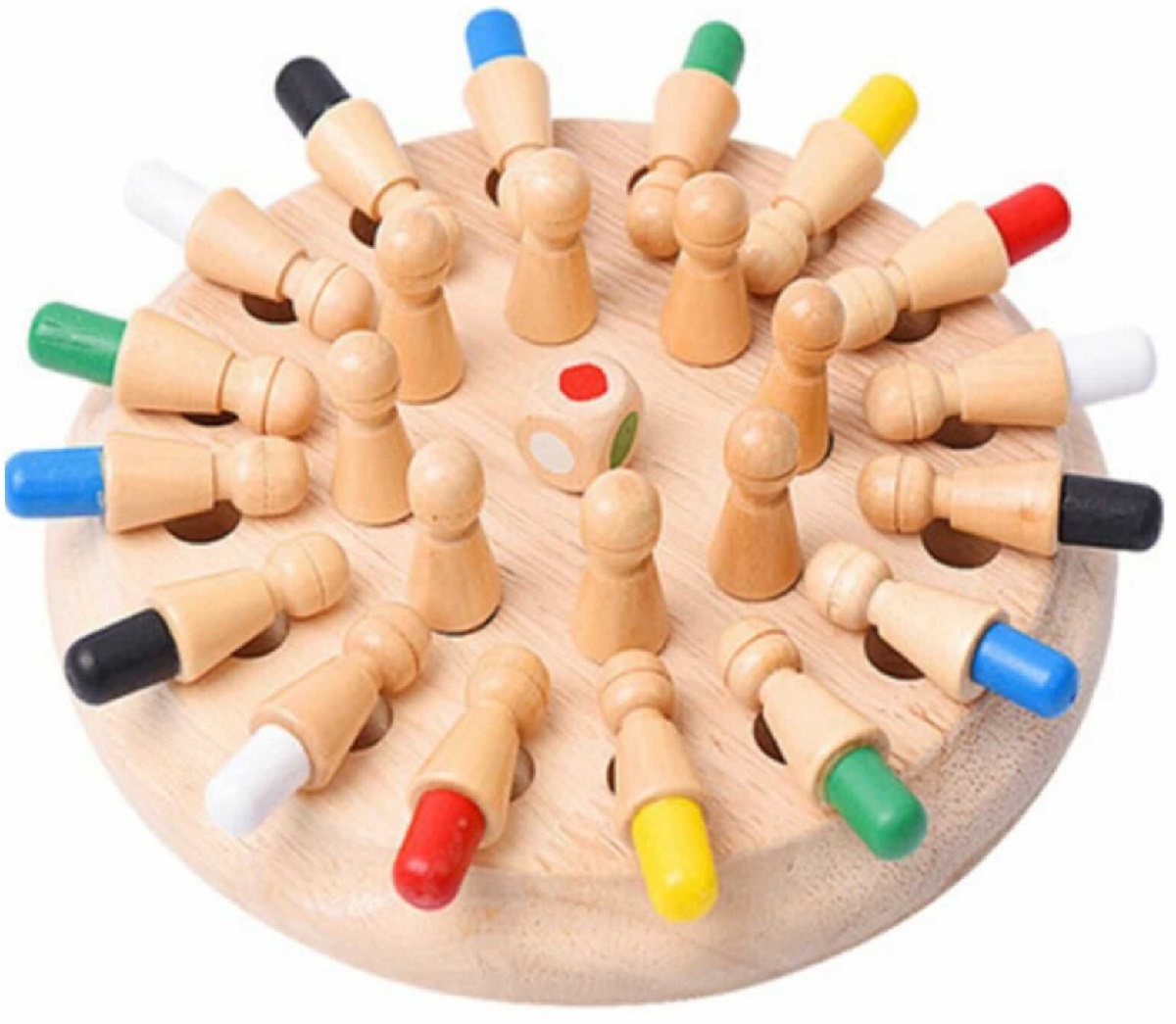 Joc de memorie cu pioni colorati. Memory Chess