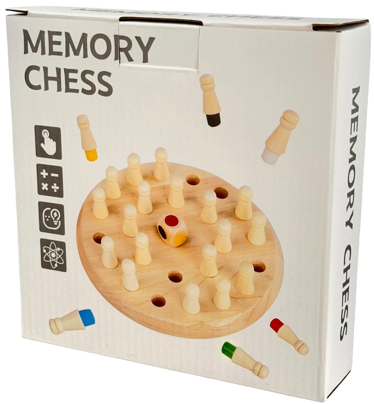 Imaginea produsului 'Joc educativ 2 în 1: Joc de memorie Memory Chess cu pioni colorați + Joc roman de strategie Rota'