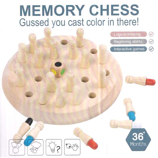 Joc de memorie cu pioni colorati. Memory Chess