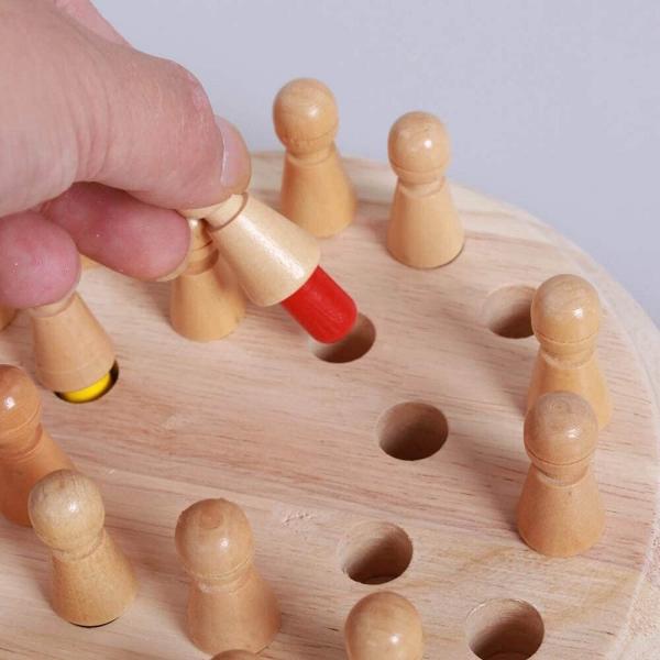 Joc de memorie cu pioni colorati. Memory Chess