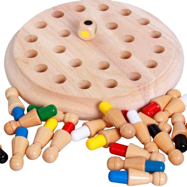 Joc de memorie cu pioni colorati. Memory Chess