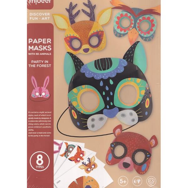 Set masti 3D. Paper Masks. Animale