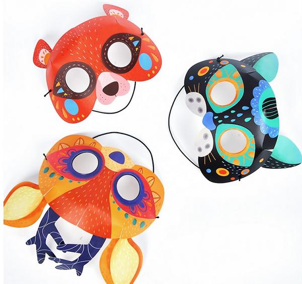 Set masti 3D. Paper Masks. Animale