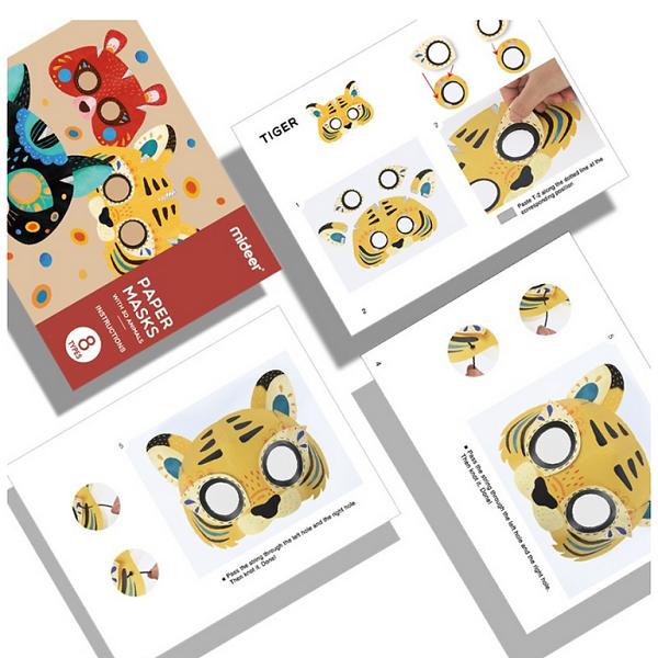 Set masti 3D. Paper Masks. Animale