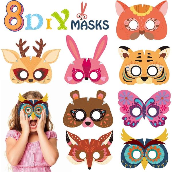 Set masti 3D. Paper Masks. Animale