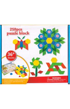 Poza produsului Joc: Tangram din lemn 250 piese