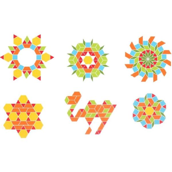 Joc: Tangram din lemn 250 piese