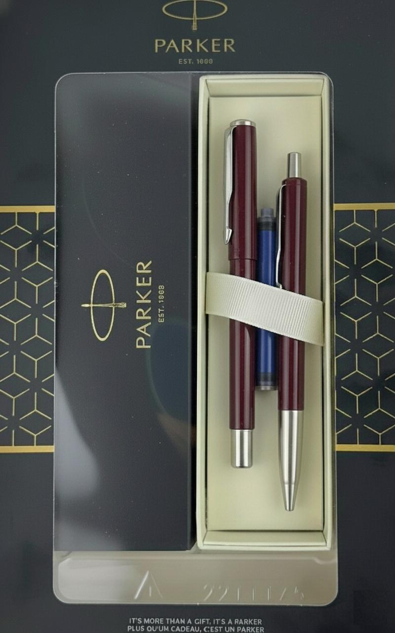 Set Stilou + Pix Vector. Rosu