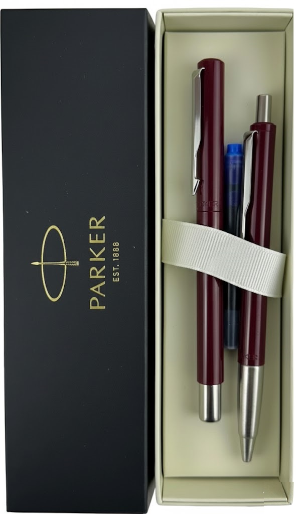 Set Stilou + Pix Vector. Rosu