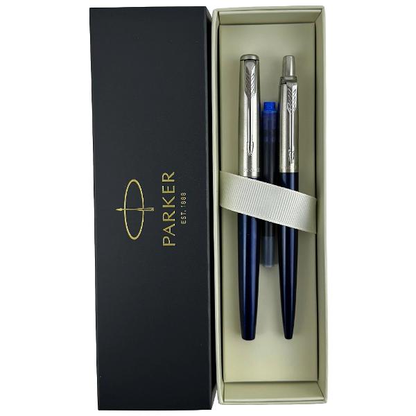 Set Stilou + Pix Jotter. Albastru