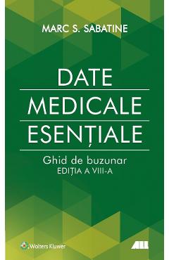 Coperta cărții 'Date medicale esențiale. Ghid de buzunar - Marc S. Sabatine'