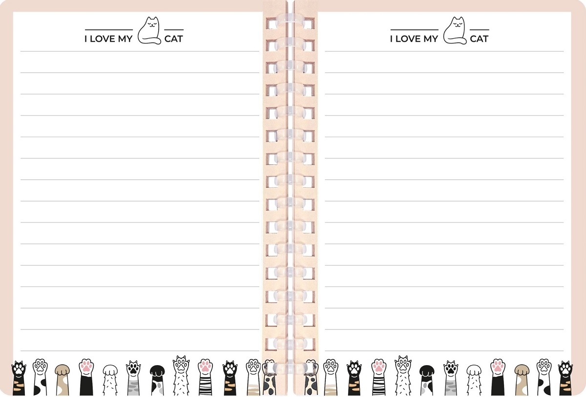 Set memo Mini Meow. Pisicuta tarcata