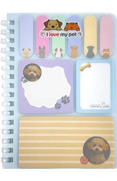 Imaginea produsului 'Set memo Mini Meow. Cățel maro creț'