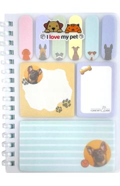 Imaginea produsului 'Set memo Mini Meow. Cățel negru'