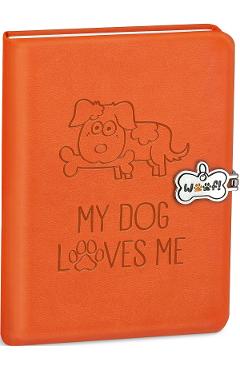 Imaginea produsului 'Jurnal cu închidere magnetică. My dog loves me. Portocaliu'