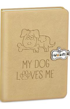 Imaginea produsului 'Jurnal cu închidere magnetică. My dog loves me. Bej'