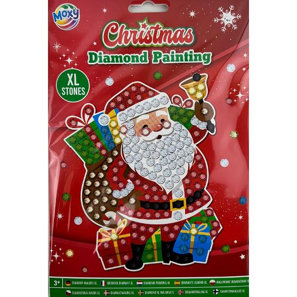 Set creativ: Christmas Diamond Painting. Mos Craciun