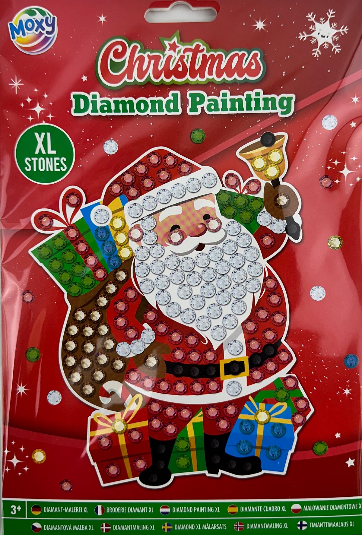 Set creativ: Christmas Diamond Painting. Mos Craciun