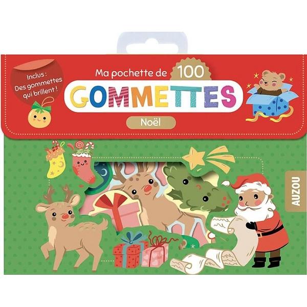 Gentuta mea cu 100 abtibilduri repozitionabile. Gommettes Craciun