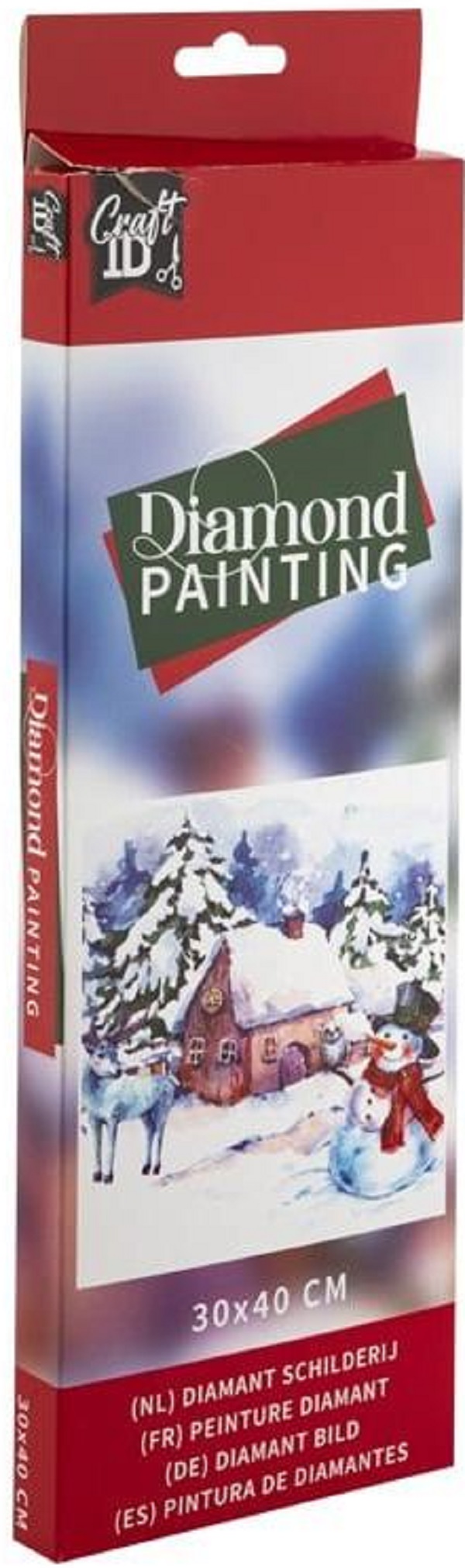 Set creativ: Diamond Painting. Iarna