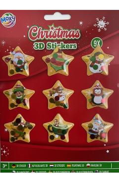 Imaginea produsului 'Set abțibilduri 3D: Crăciun. Steluțe'