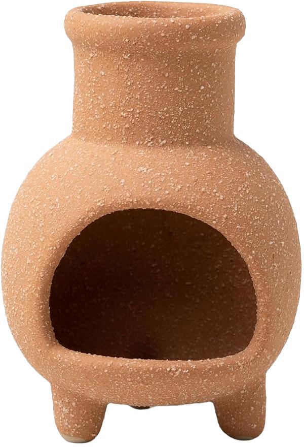 Suport lumanare si conuri parfumate. Terracotta ceramic