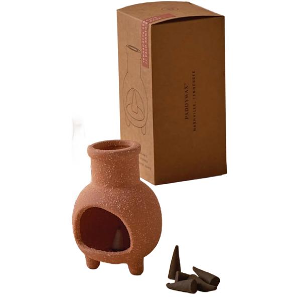 Suport lumanare si conuri parfumate. Terracotta ceramic