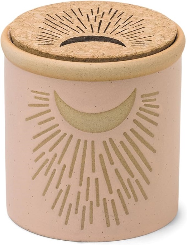 Lumanare Dune Pink. Ceramic Wildflowers and Birch