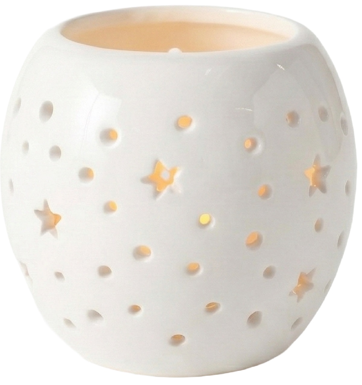 Suport lumanare. Model stelute