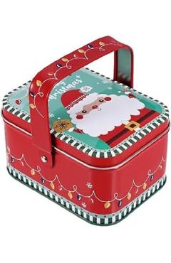 Poza produsului Lumanare Craciun in cutie metal verde