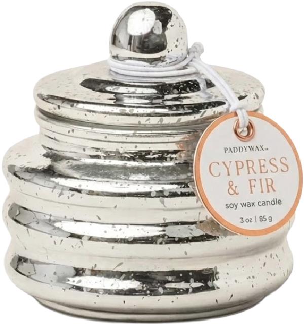 Lumanare Cypress and Fir. Argintiu