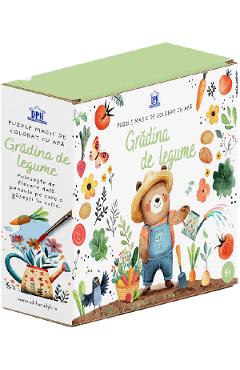 Imaginea produsului 'Puzzle magic de colorat cu apă: Grădina de legume'