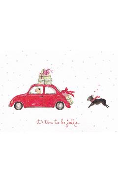 Imaginea produsului 'Felicitare: Red Car it's Time to be Jolly...'