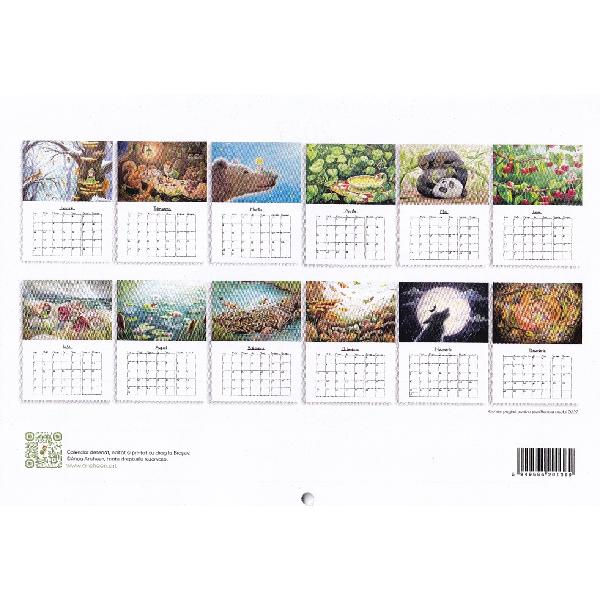 Calendar 2026 de perete: Lia si prietenii