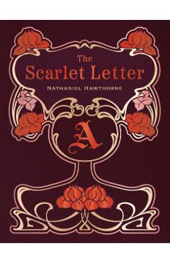Coperta cărții 'Scarlet Letter - Nathaniel Hawthorne'