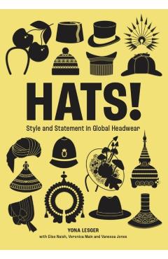 Coperta cărții 'Hats! - Yona Lesger'
