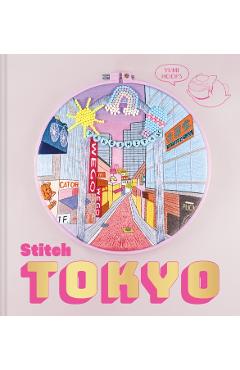 Coperta cărții 'Stitch Tokyo - Yumi Hoops'
