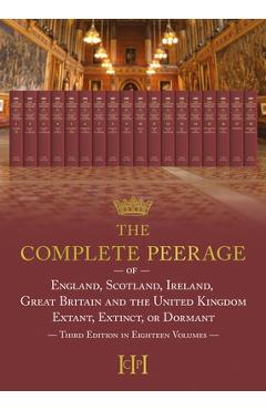 Coperta cărții 'The Complete Peerage: Ab-Adam to Ayr - Peter Hammond'