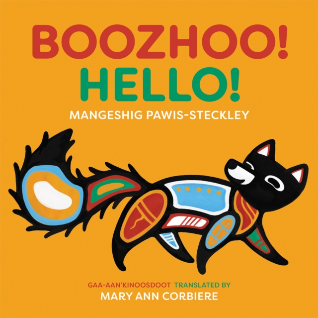 Coperta cărții 'Boozhoo! / Hello! - Mangeshig Pawis-steckley'