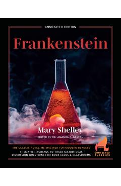 Coperta cărții 'Frankenstein - Mary Shelley'