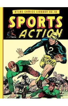 Coperta cărții 'The Atlas Comics Library No. 10: Sports Action -'