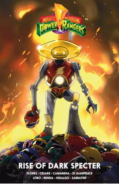 Coperta cărții 'Mighty Morphin Power Rangers: Rise of Dark Specter - Melissa Flores'