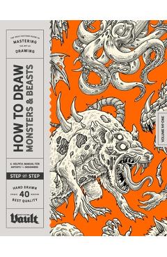 Coperta cărții 'How to Draw Monsters & Beasts - Kale James'