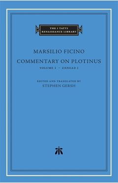 Coperta cărții 'Commentary on Plotinus - Marsilio Ficino'
