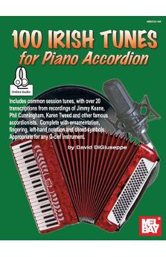 Coperta cărții '100 Irish Tunes for Piano Accordion -'