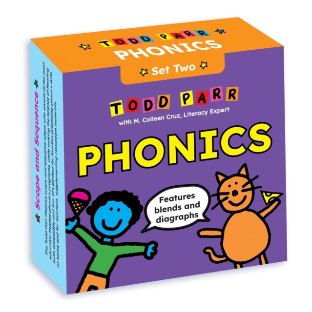 Coperta cărții 'Todd Parr Phonics: Set Two: Blends and Digraphs (12 Books for New Readers) - Todd Parr'