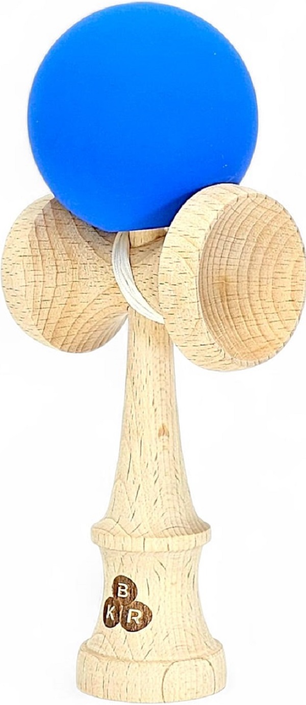 Kendama KBR Solid Rubber. Albastru