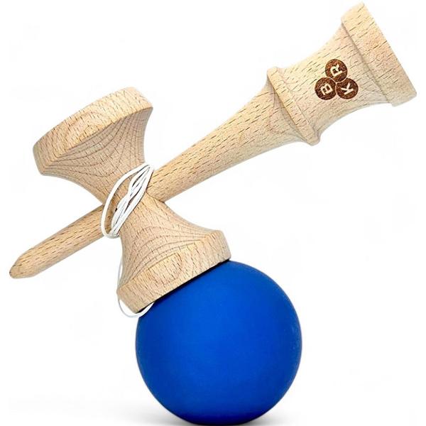 Kendama KBR Solid Rubber. Albastru