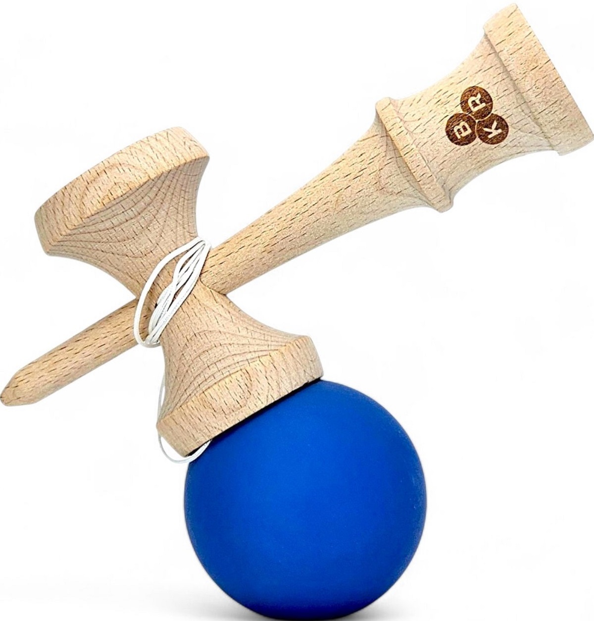 Kendama KBR Solid Rubber. Albastru