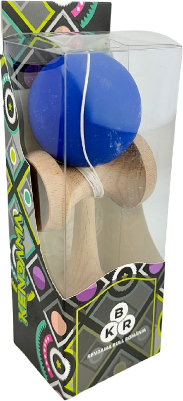Kendama KBR Solid Rubber. Albastru